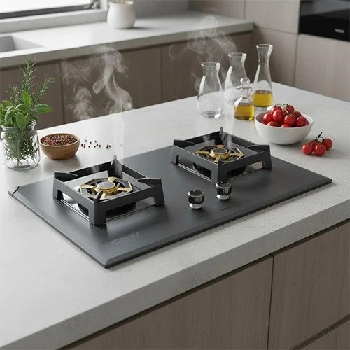 CRV-8005MGC Premium 2 Burner Marble Gas Stove